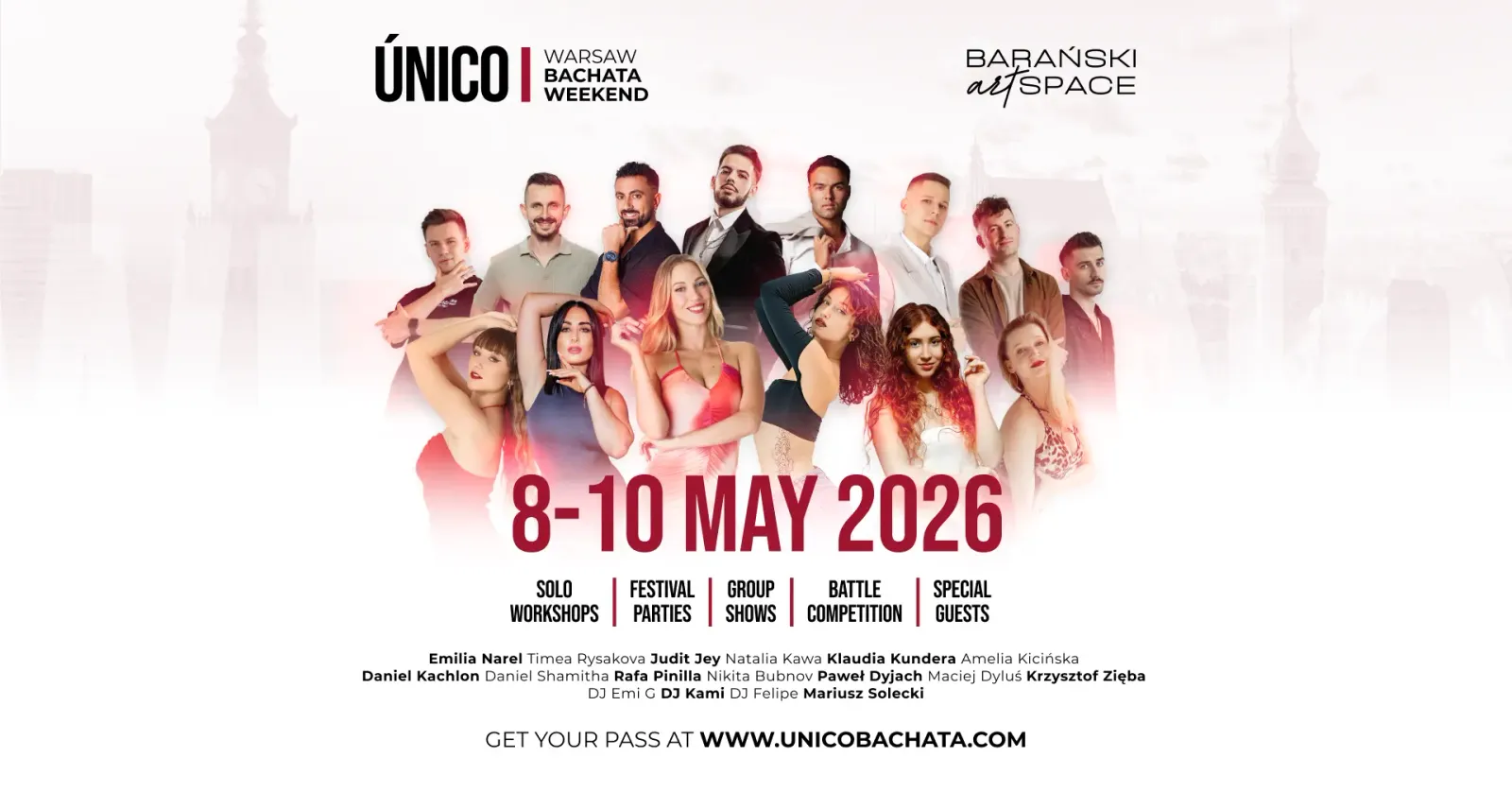 UNICO Warsaw Bachata Weekend 2026 preview